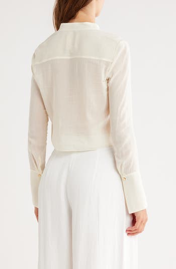 Patti Ruffle Chiffon Top