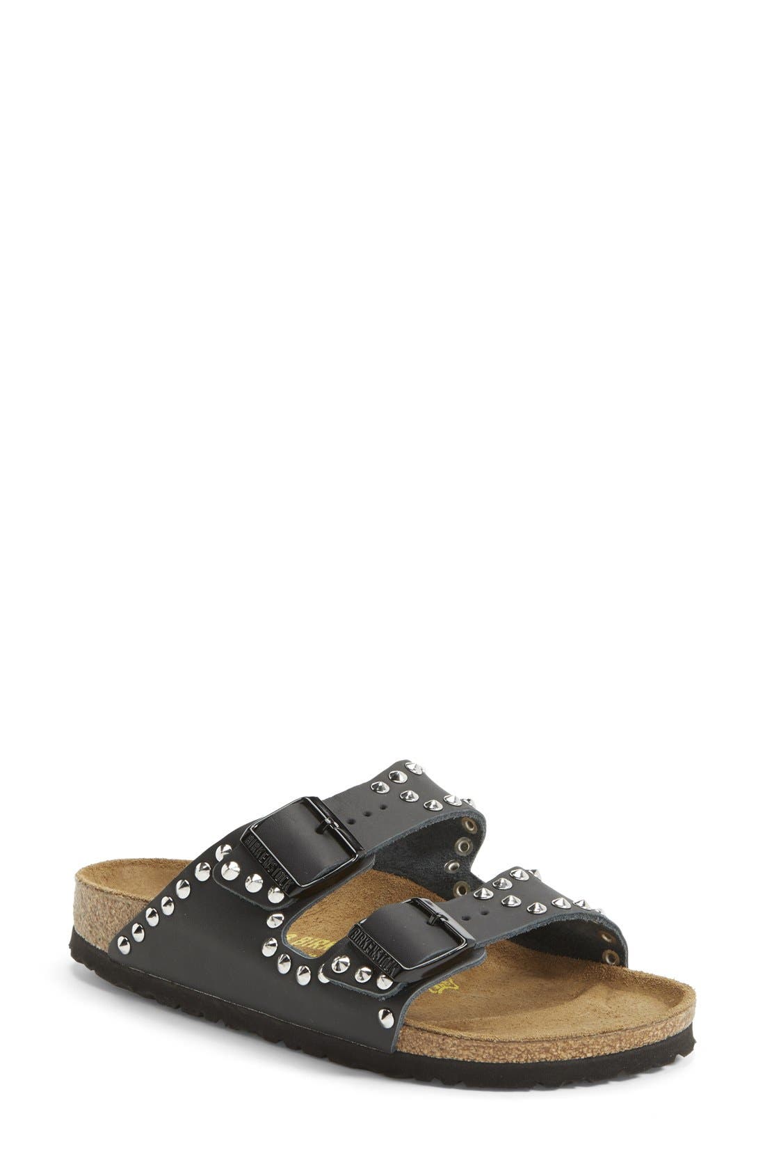 Birkenstock 'Arizona' Studded Leather Sandal, Main, color, 
