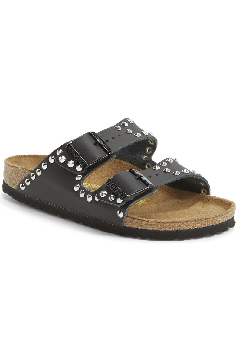 Birkenstock 'Arizona' Studded Leather Sandal, Main, color,