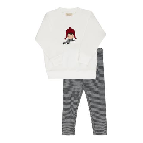 French Terry Autumn Kids Collection - Sweatshirt and Leggings (Baby)