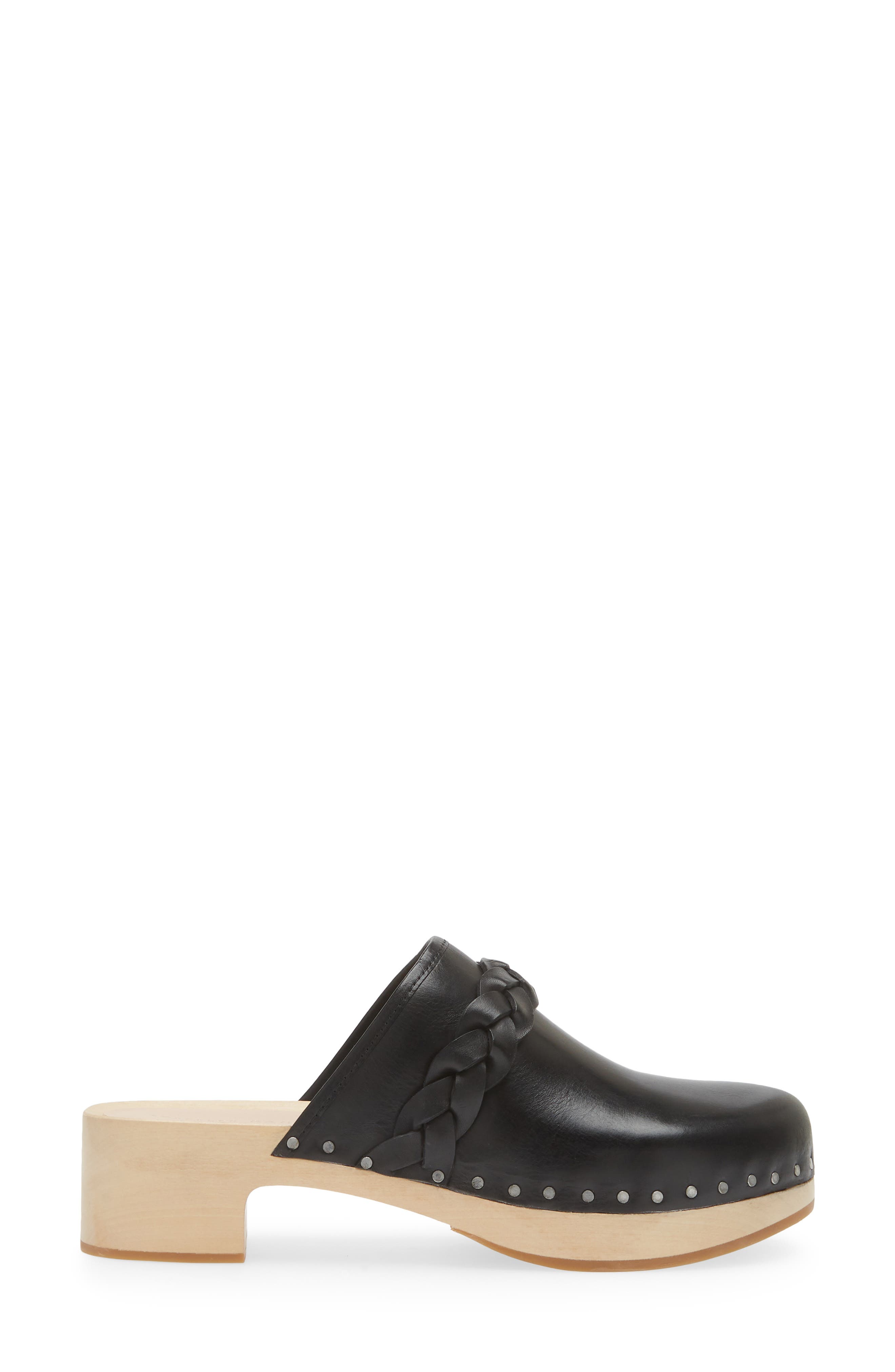 Loeffler Randall Polina Braided Leather Clog Mule, Alternate, color, 