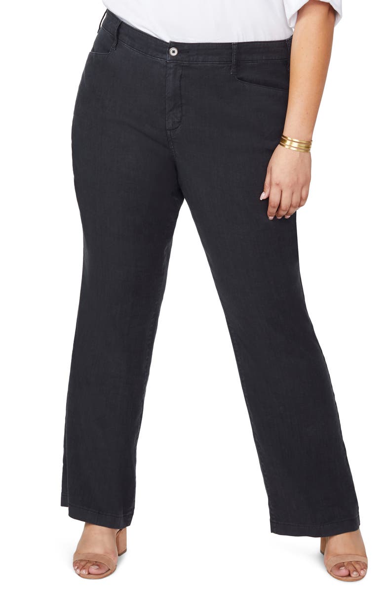 NYDJ Stretch Linen Blend Trousers, Main, color, 