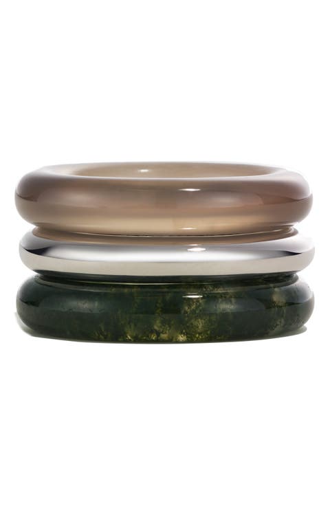 Stone Trilogy Set of 3 Stack Rings