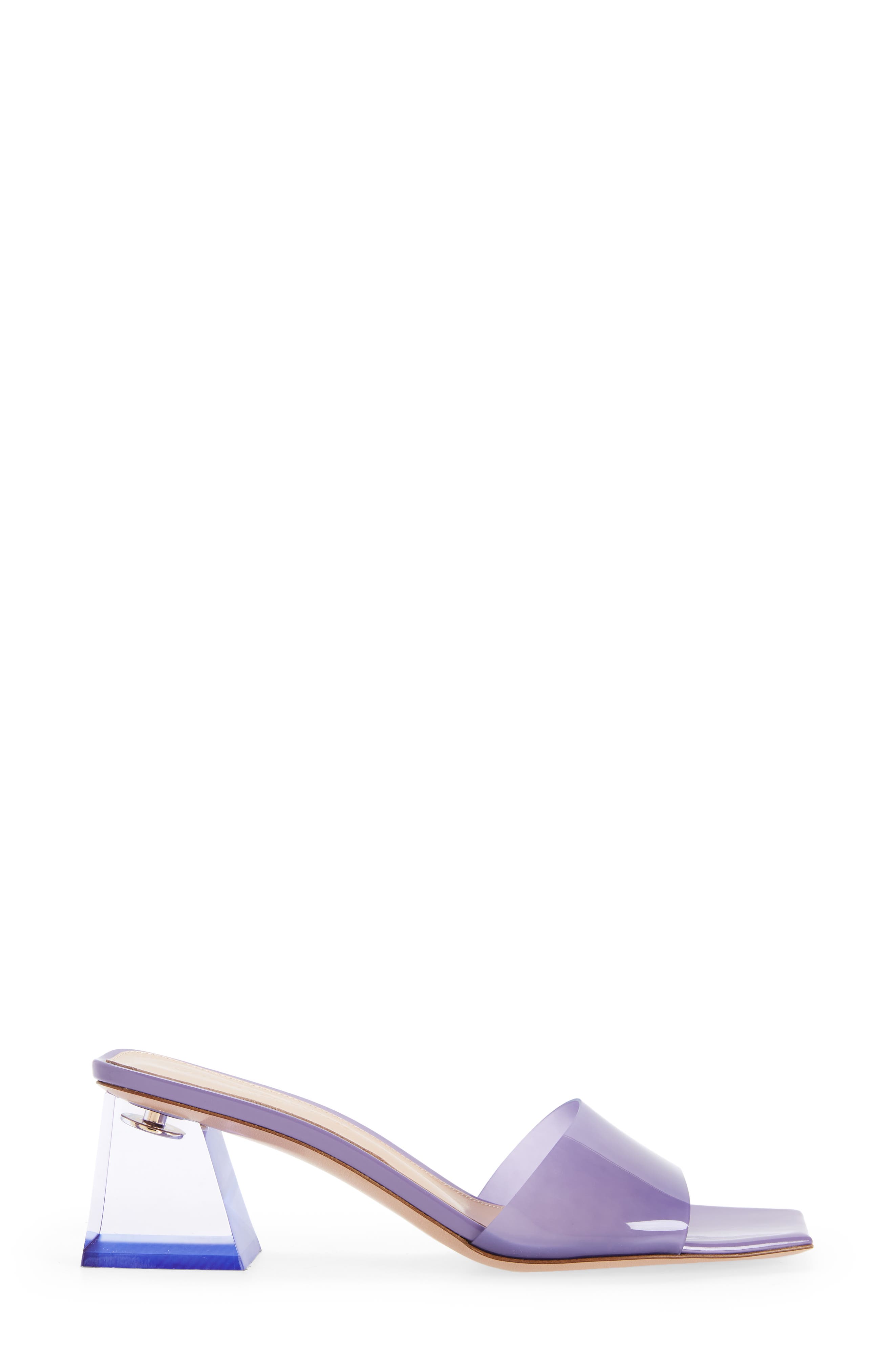 Clear Slide Sandal, Alternate, color, LAVENDER