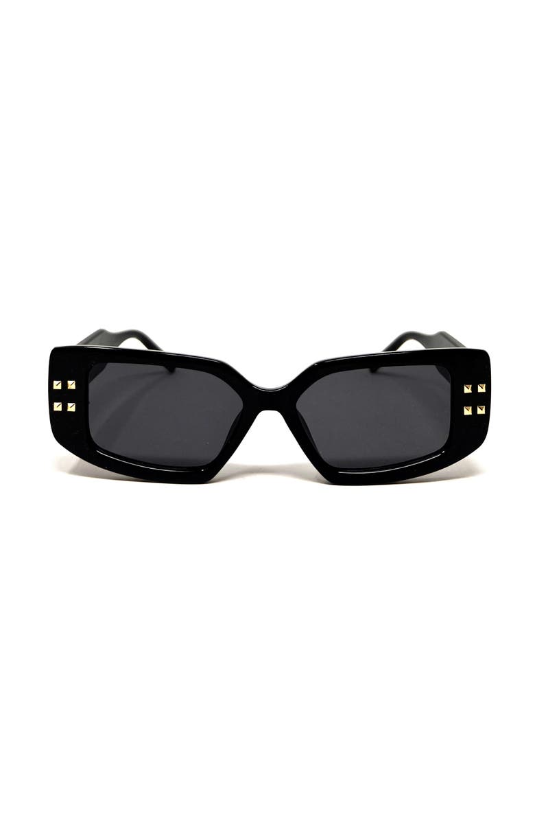 Youzey The Grace Sunglasses, Main, color, Black