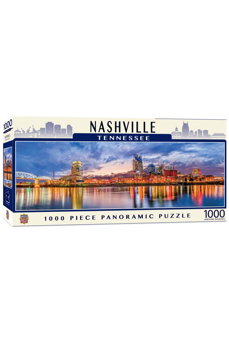 Nashville 1000pc Panoramic Puzzle, Main, color, Multicolor