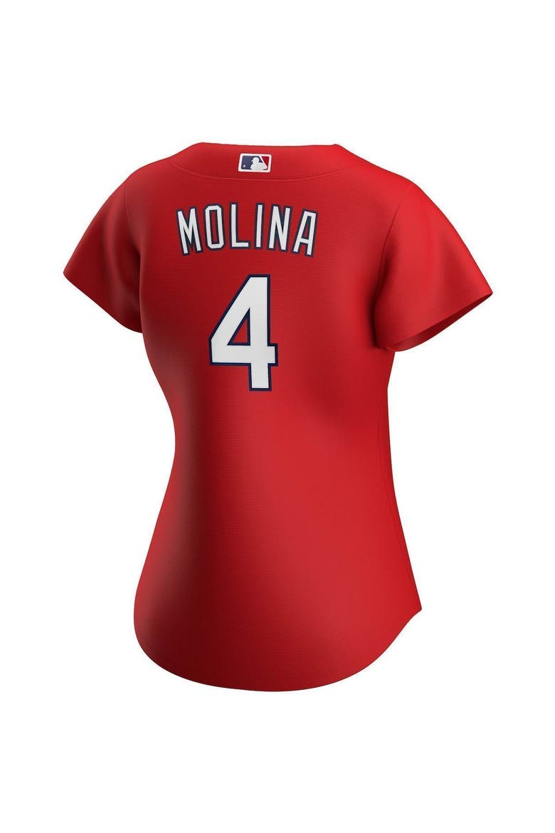 Women's Nike Yadier Molina Red St. Louis Cardinals Alternate Replica Player Jersey, Alternate, color, RED