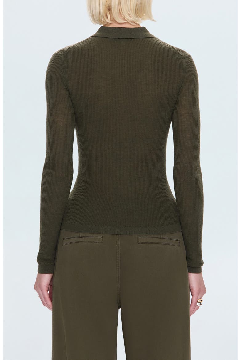 Korey Merino Wool Cardigan, Alternate, color, OLIVEWOOD