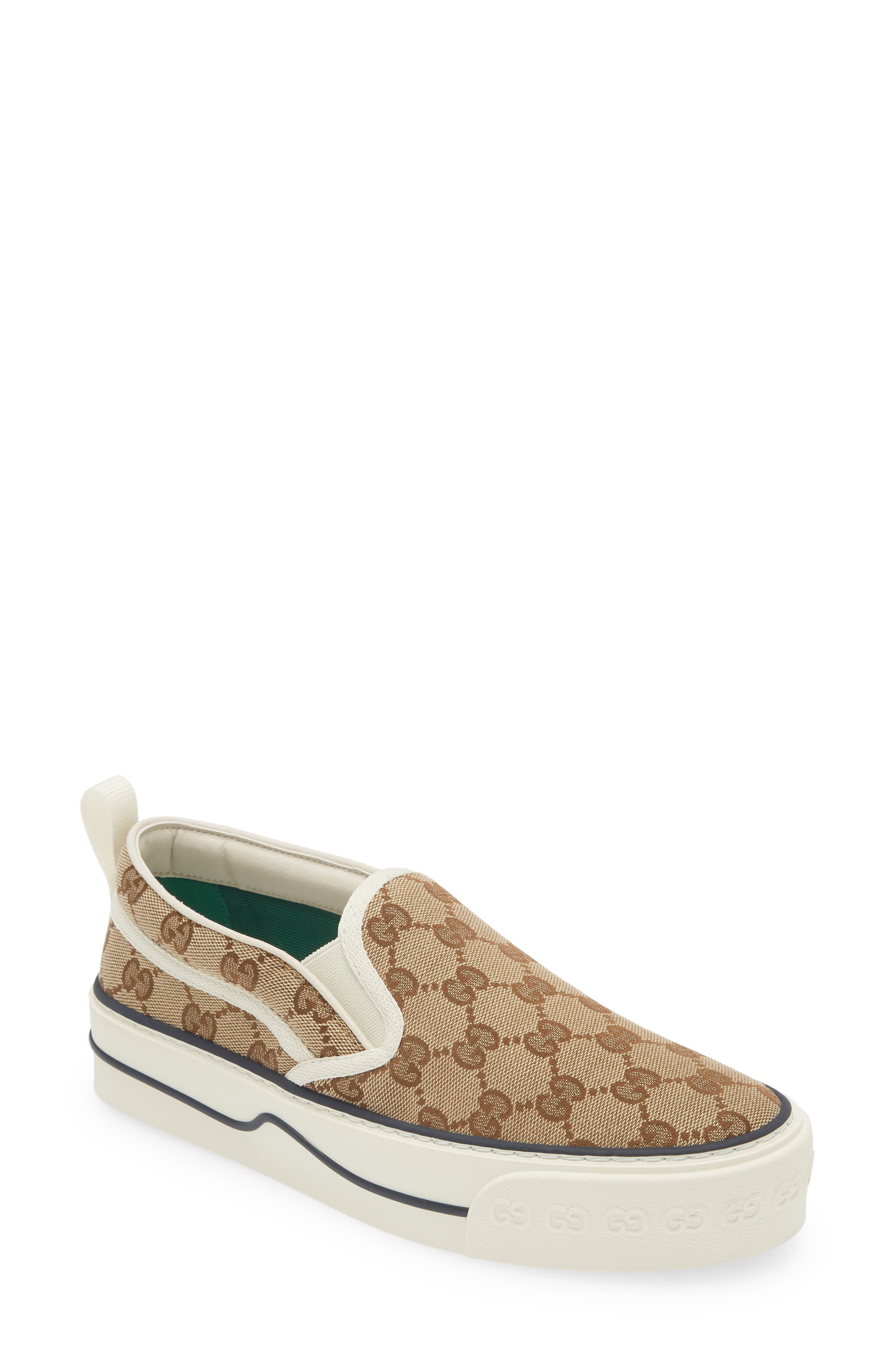 Gucci Tennis 1977 Slip-On Sneaker, Main, color, 