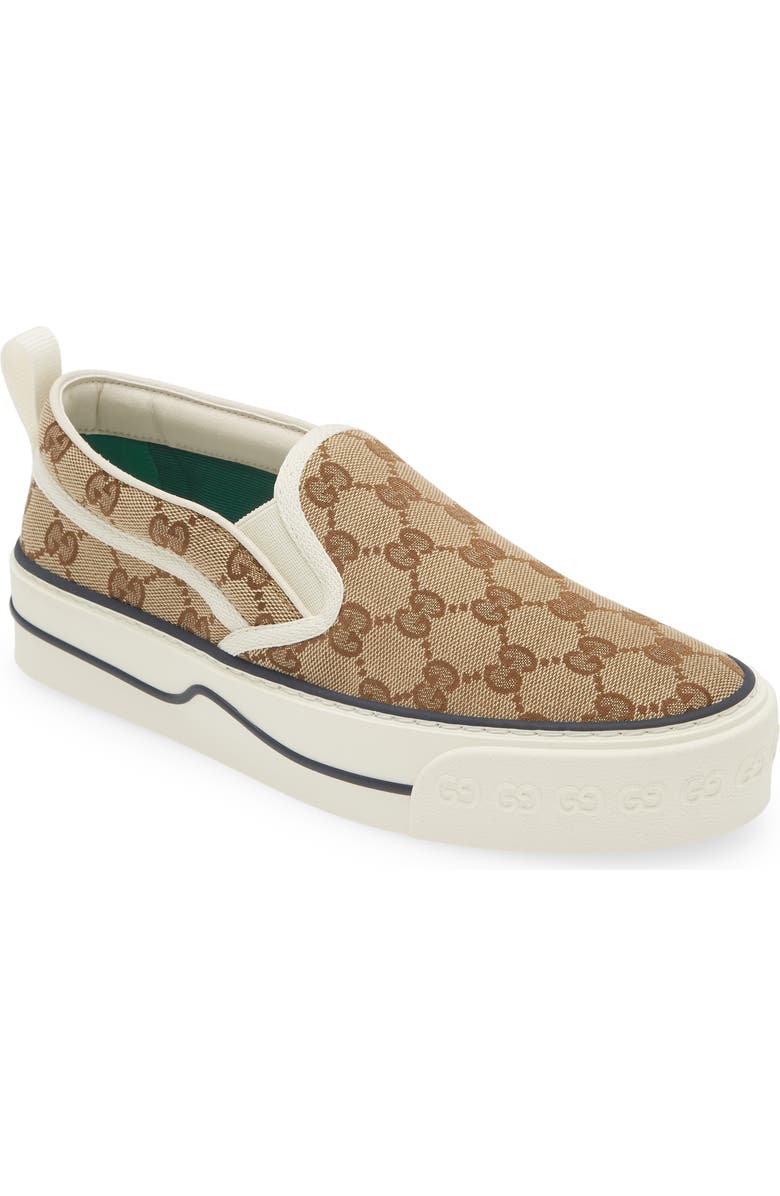 Gucci Tennis 1977 Slip-On Sneaker, Main, color,
