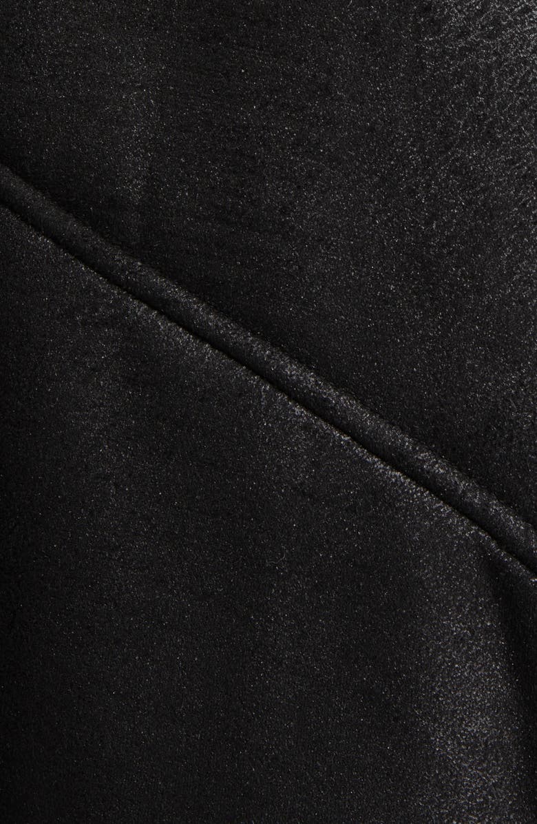 Via Spiga Longline Faux Shearling Coat, Alternate, color,