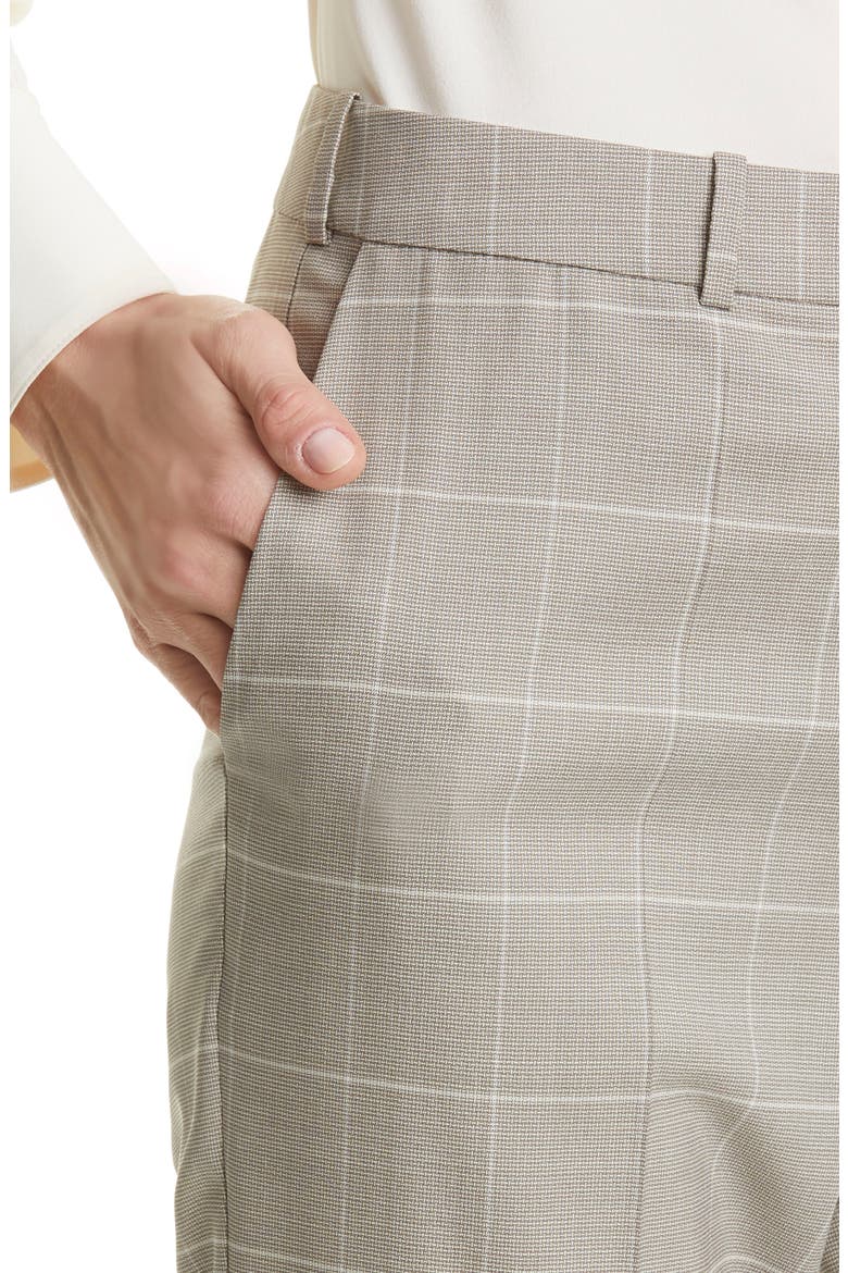 Tiluna Slim Wool & Silk Suit Pants, Alternate, color, SAND FANTASY