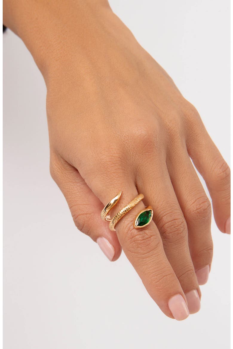 Marquise Coil Ring, Alternate, color, EMERALD