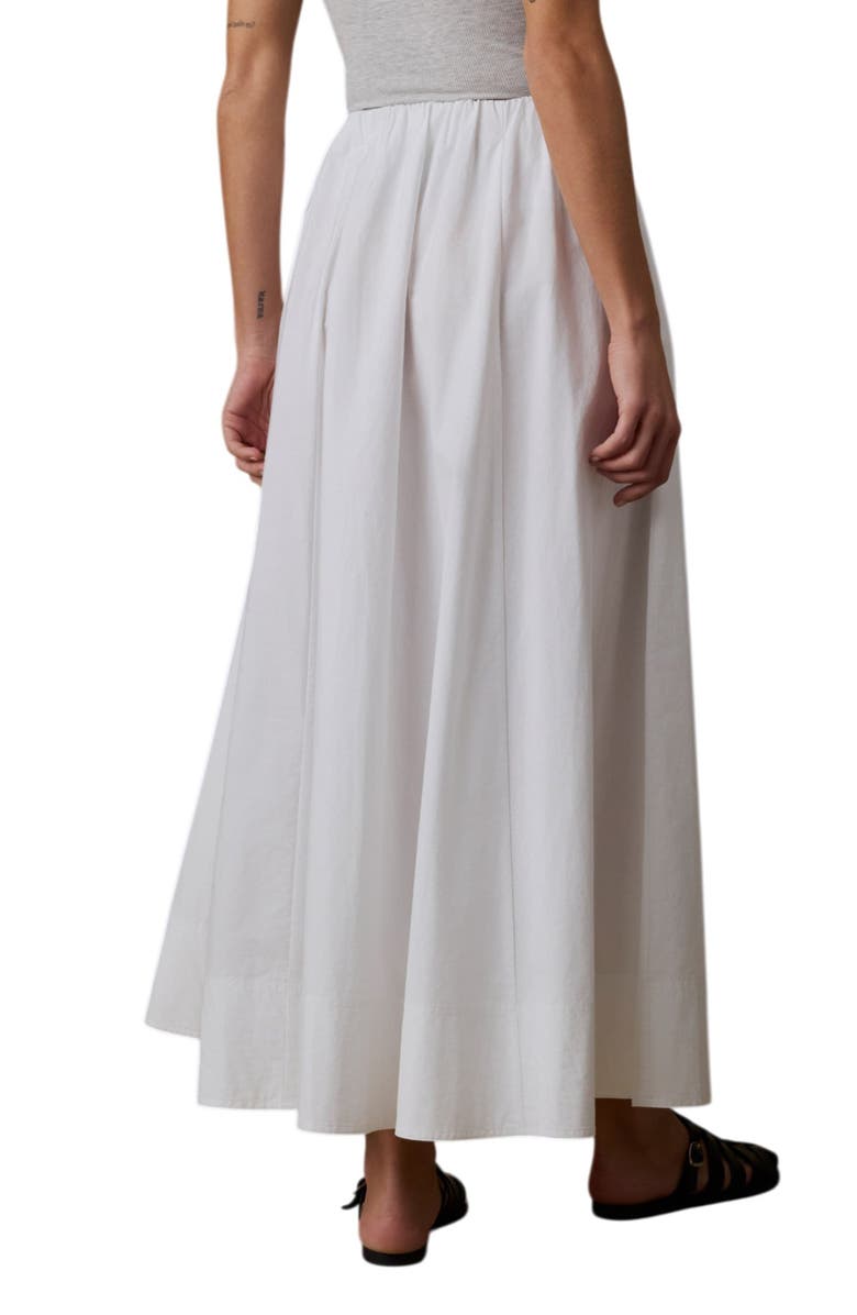 Faherty Coastal Poplin Maxi Skirt, Alternate, color, White