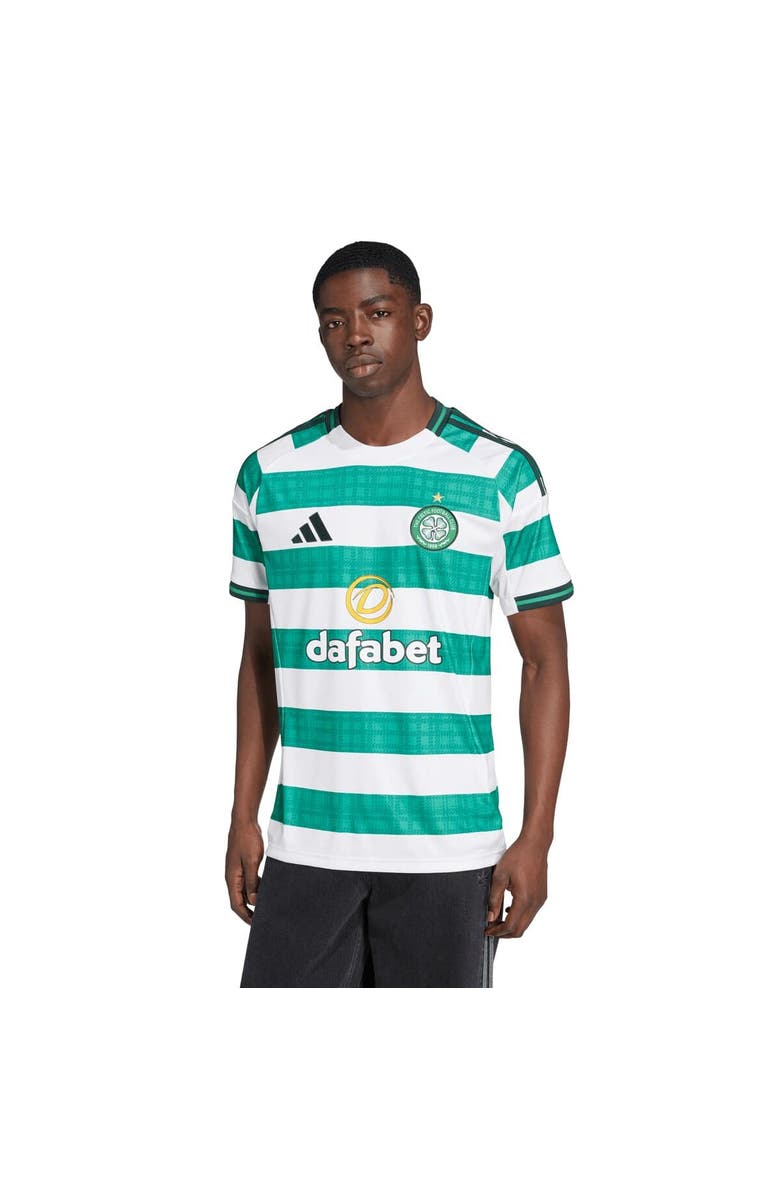 adidas Men's adidas White Celtic 2025/26 Home Replica Jersey, Main, color, White