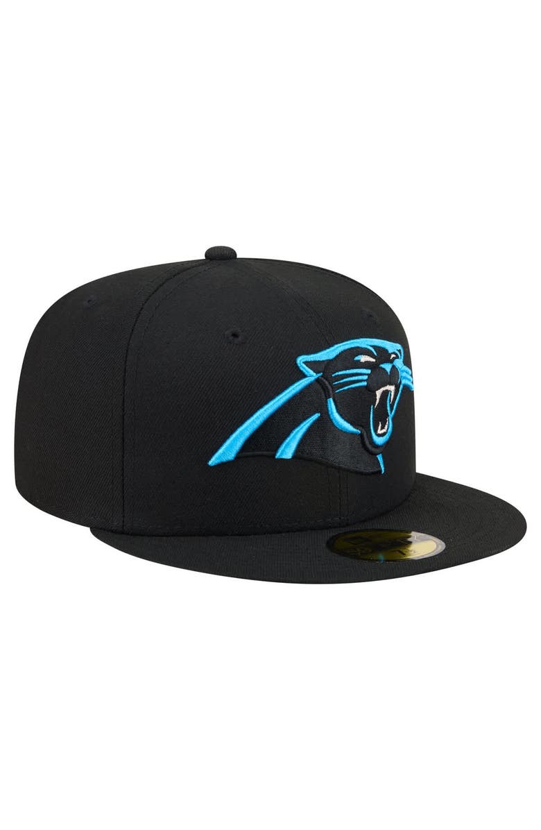 New Era Men's New Era Black Carolina Panthers 59FIFTY Fitted Hat, Alternate, color, Black