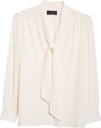 Nili Lotan Colt Tie Neck SilkTop