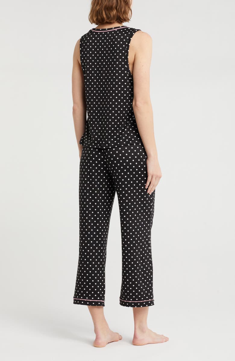 PJ COUTURE Scoop Neck Tank & Capri Pants Pajamas, Alternate, color, 
