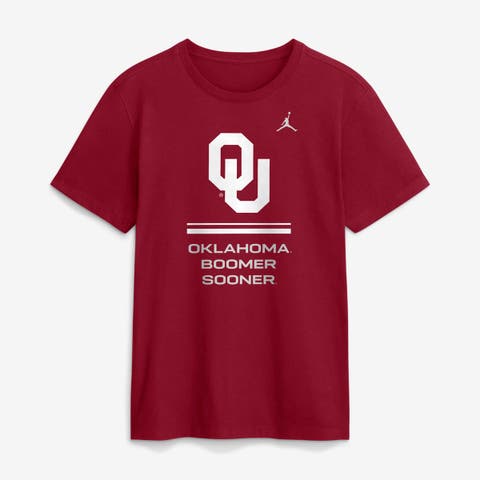 Men's Jordan Brand Crimson Oklahoma Sooners 2026 Sideline Dri-FIT T-Shirt