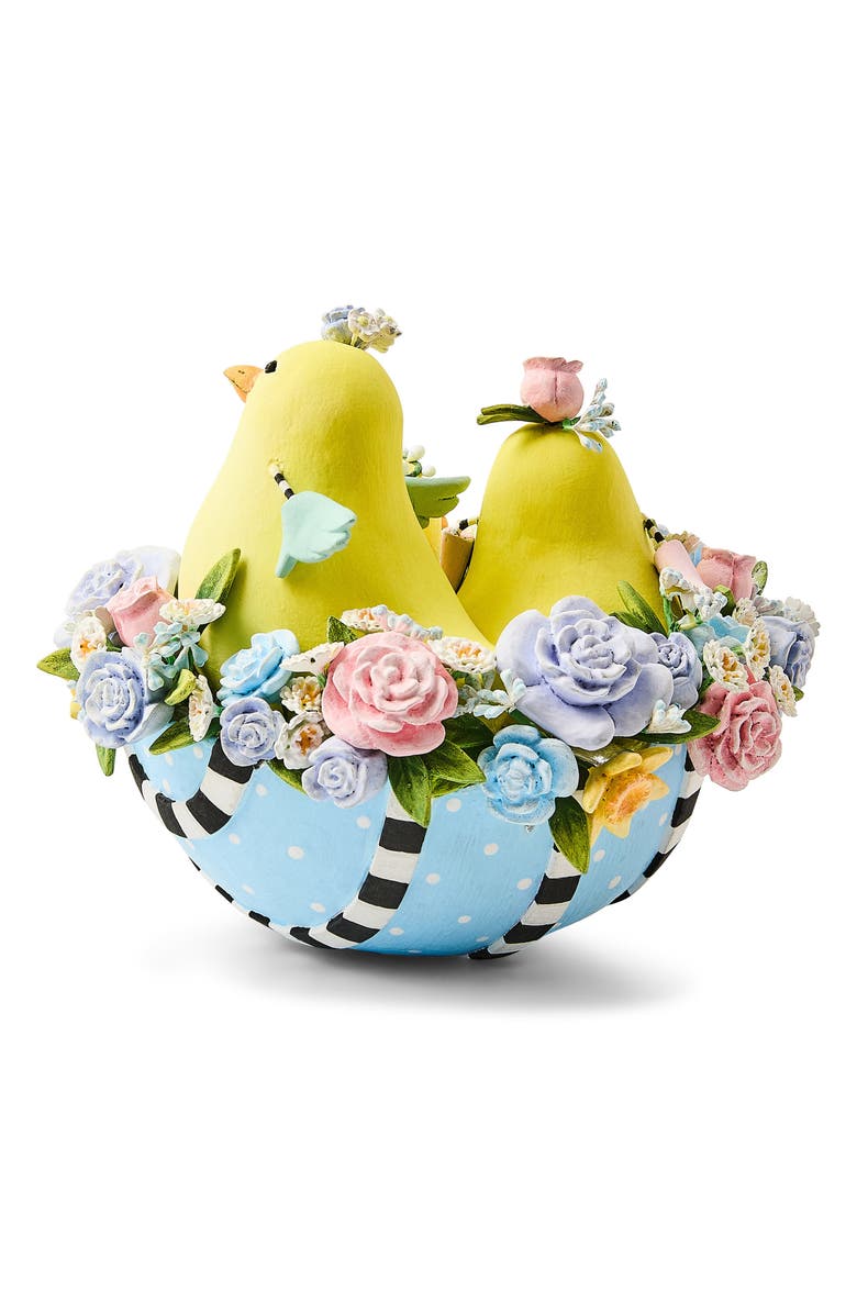 MACKENZIE CHILDS Patience Brewster Chicks in Egg Figurine, Alternate, color, Blue