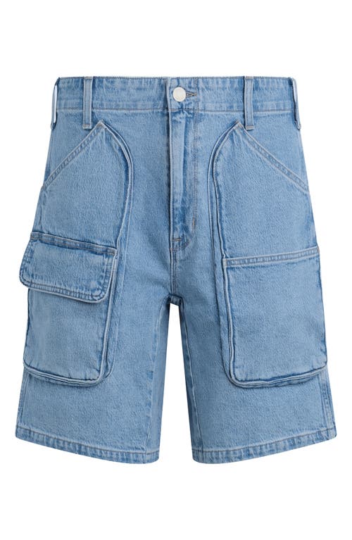 Hudson Jeans Industry Denim Cargo Shorts In Hazy