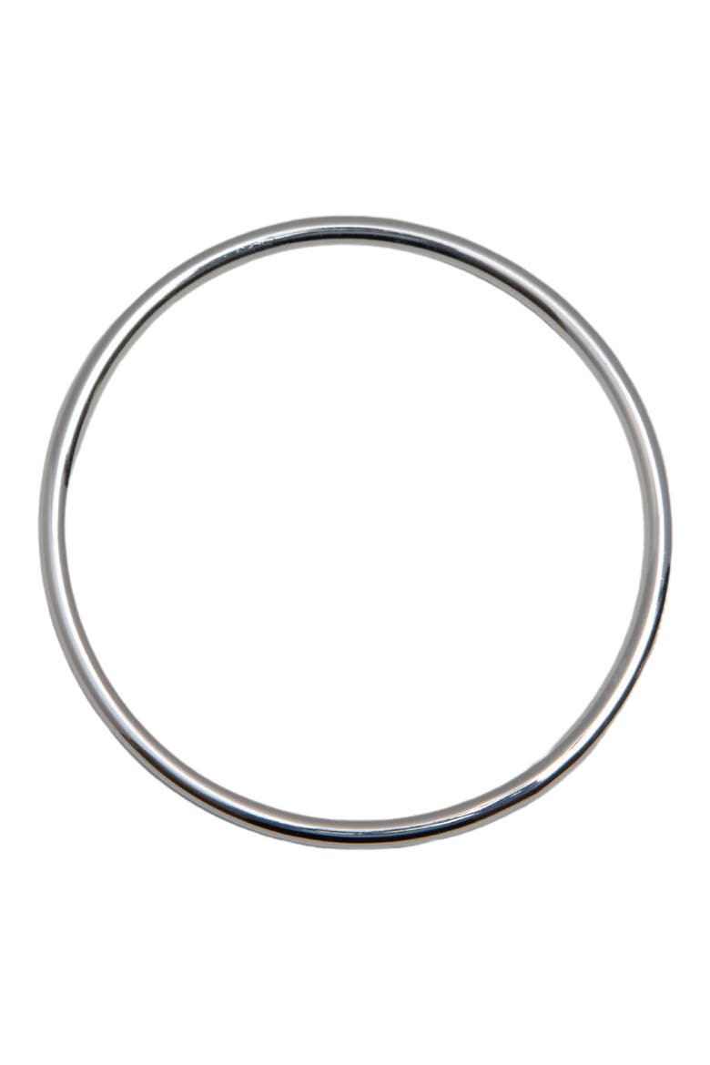 High Polish Bangle, Main, color, SILVER