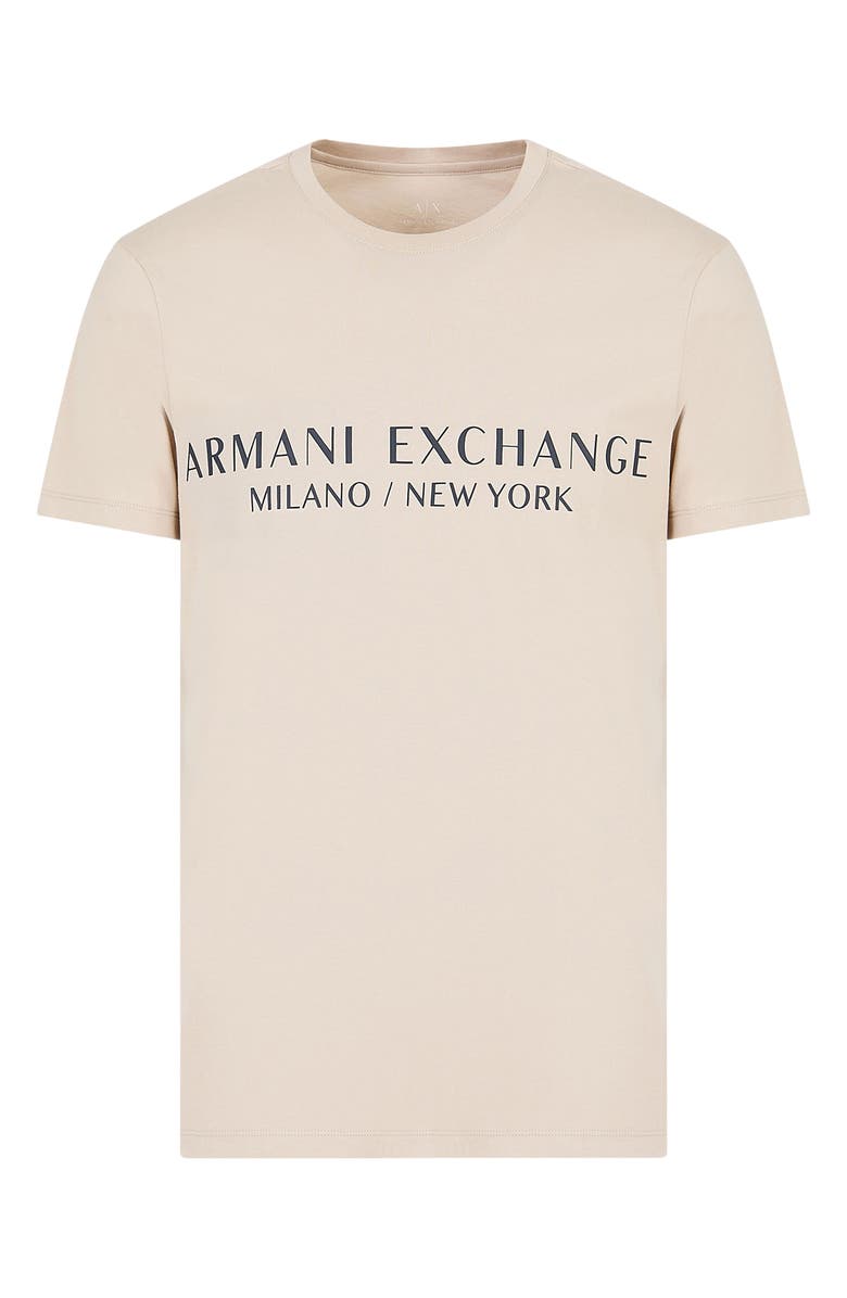 Armani Exchange Milano/New York Logo Cotton Graphic T-Shirt, Alternate, color,