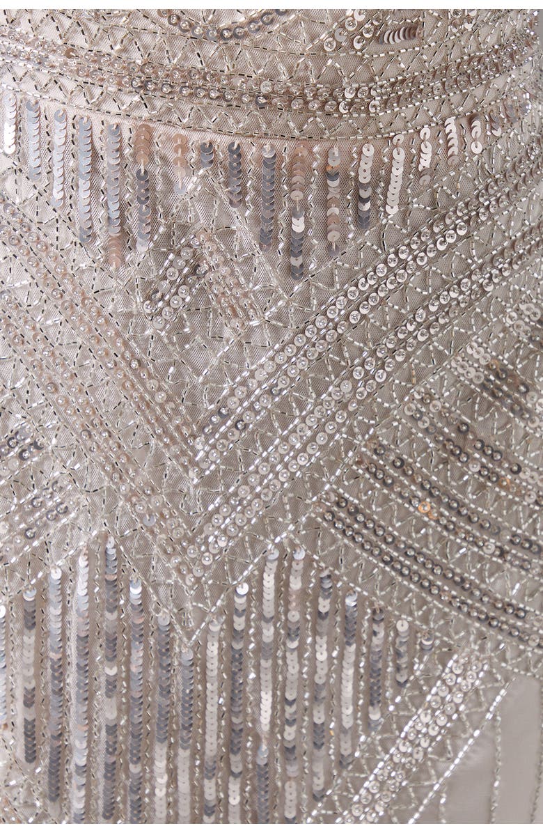 Coast Deco Embellished Cami Maxi Dress, Alternate, color, Neutral