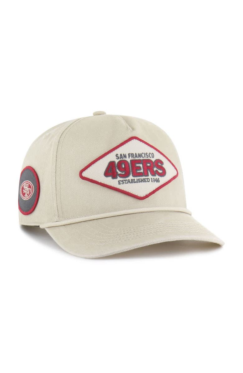 '47 Men's '47 Khaki San Francisco 49ers Cairn Hitch Adjustable Hat, Main, color, Khaki