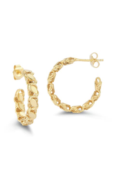 Textured Hoop Earrings