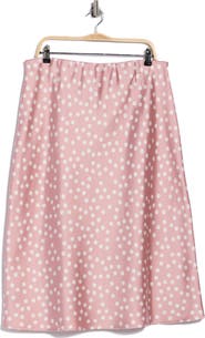 Renee C Polka Dot Print Maxi Skirt