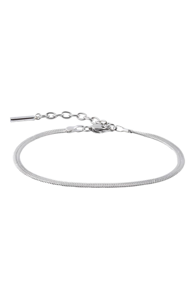 Alex and Ani Everyday Herringbone Chain Bracelet, Main, color,