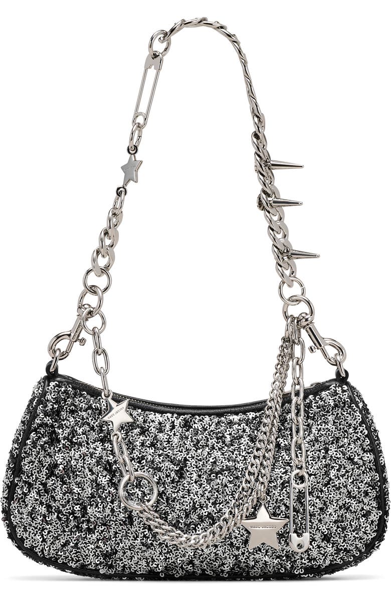 Marc Jacobs THE SHOULDER BAG, Main, color, Silver