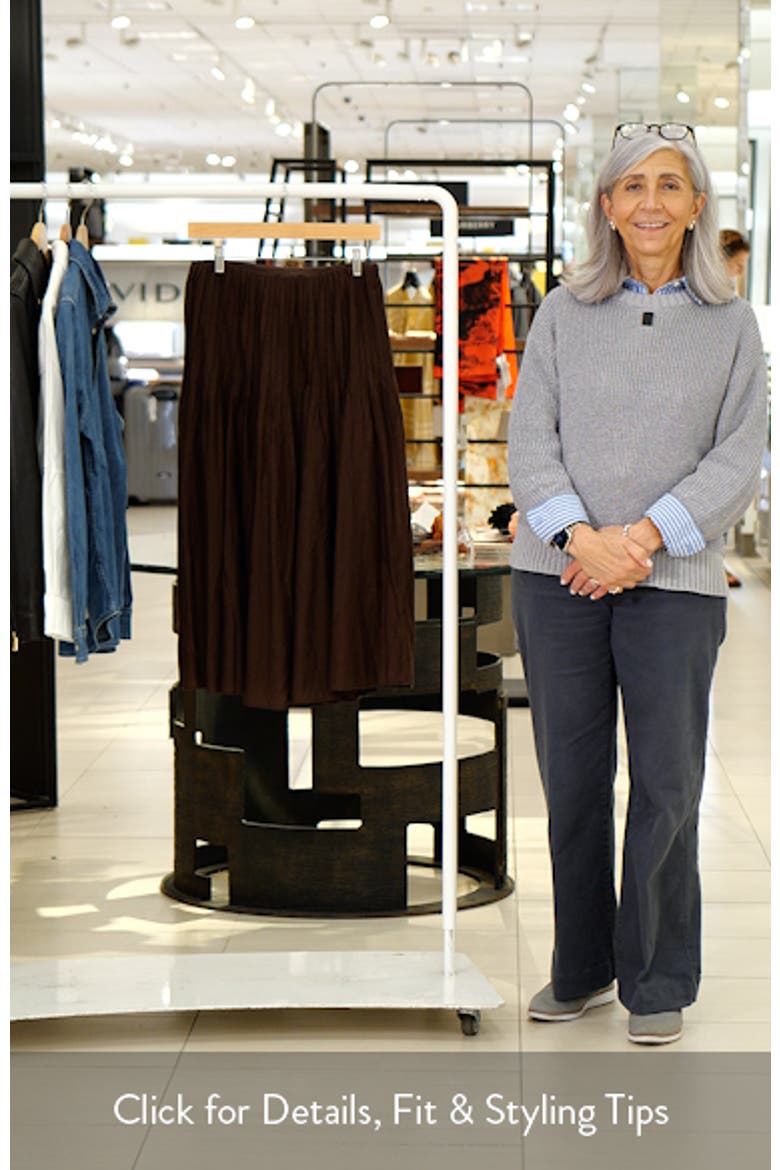 Pintuck Midi Skirt video