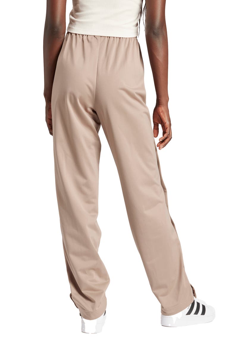 Adibreak Recycled Polyester Track Pants, Alternate, color, CHALKY BROWN