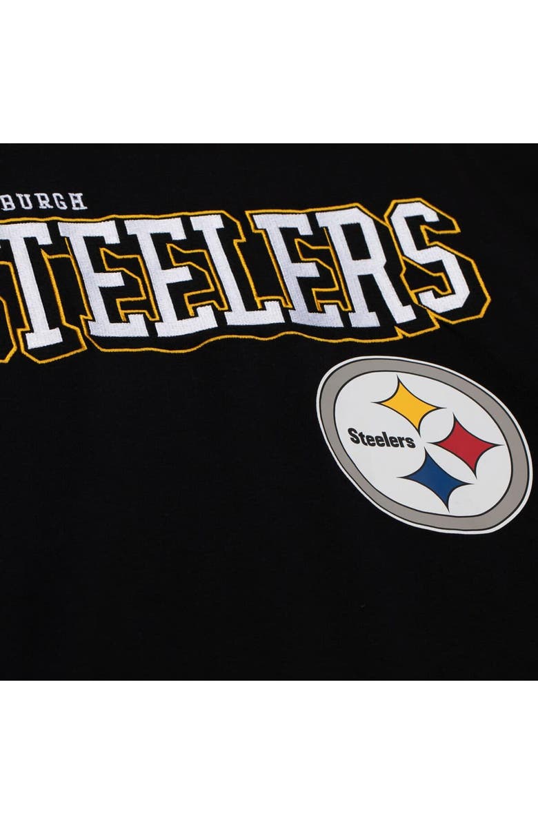 Mitchell & Ness Men's Mitchell & Ness Black Pittsburgh Steelers Training Camp Vintage Logos Long Sleeve T-Shirt, Alternate, color, Black
