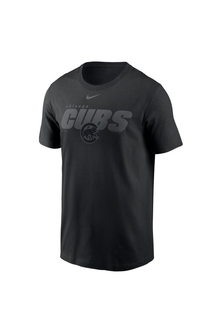 Men's Nike Black Chicago Cubs Tonal Club T-Shirt, Alternate, color, Black
