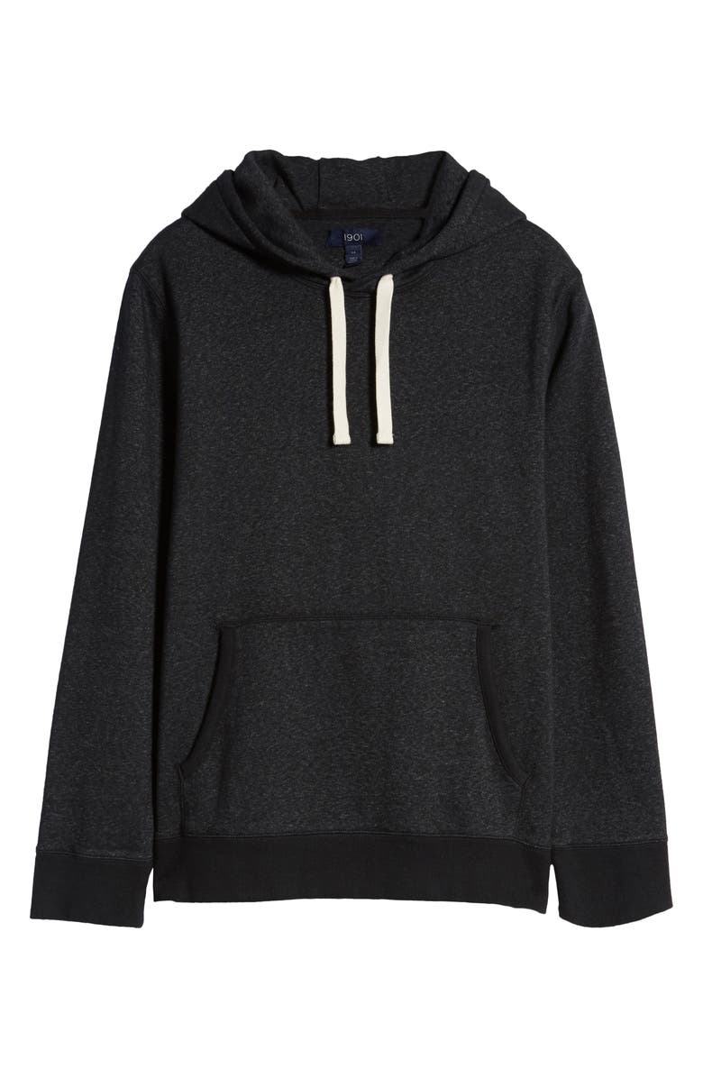 1901 Marled Cotton Blend Pullover Hoodie, Alternate, color,