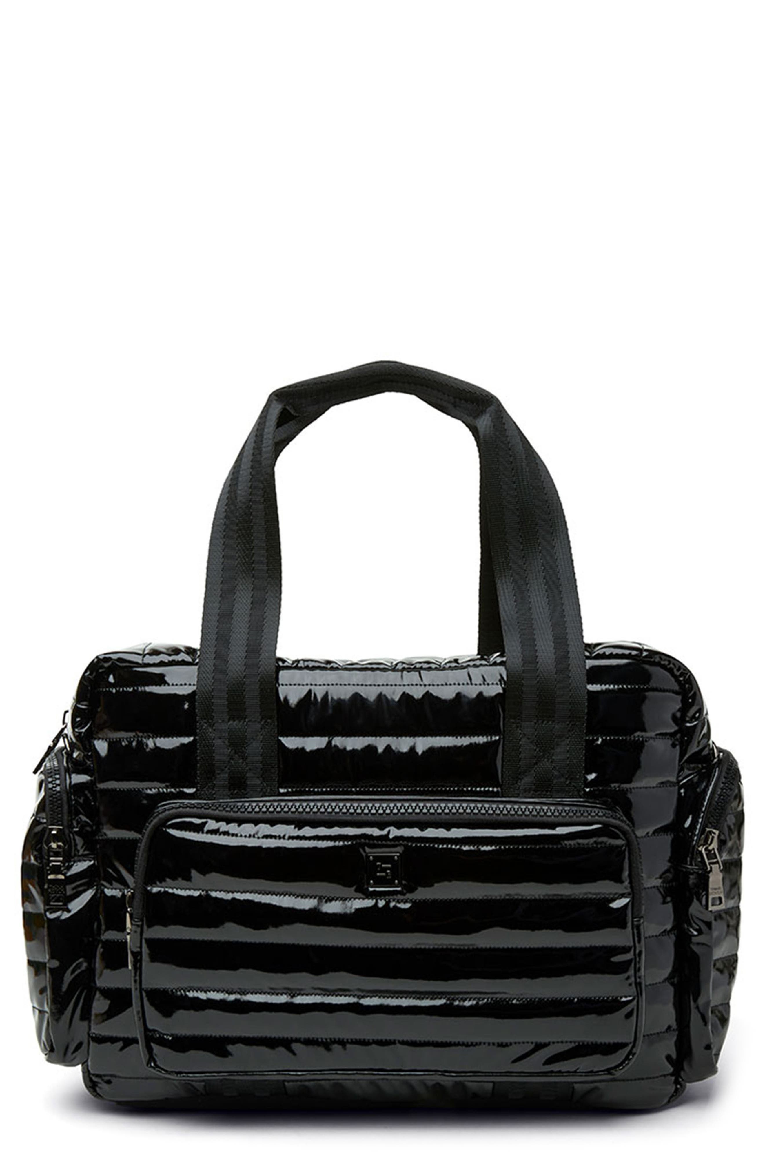 THINK ROYLN Voyager Travel Bag, Main, color, Black Patent