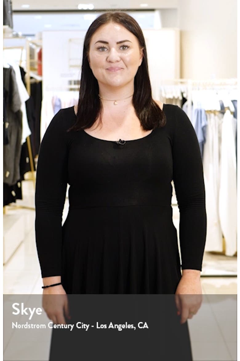 Floral Lace-Up Back Chiffon & Charmeuse Gown video