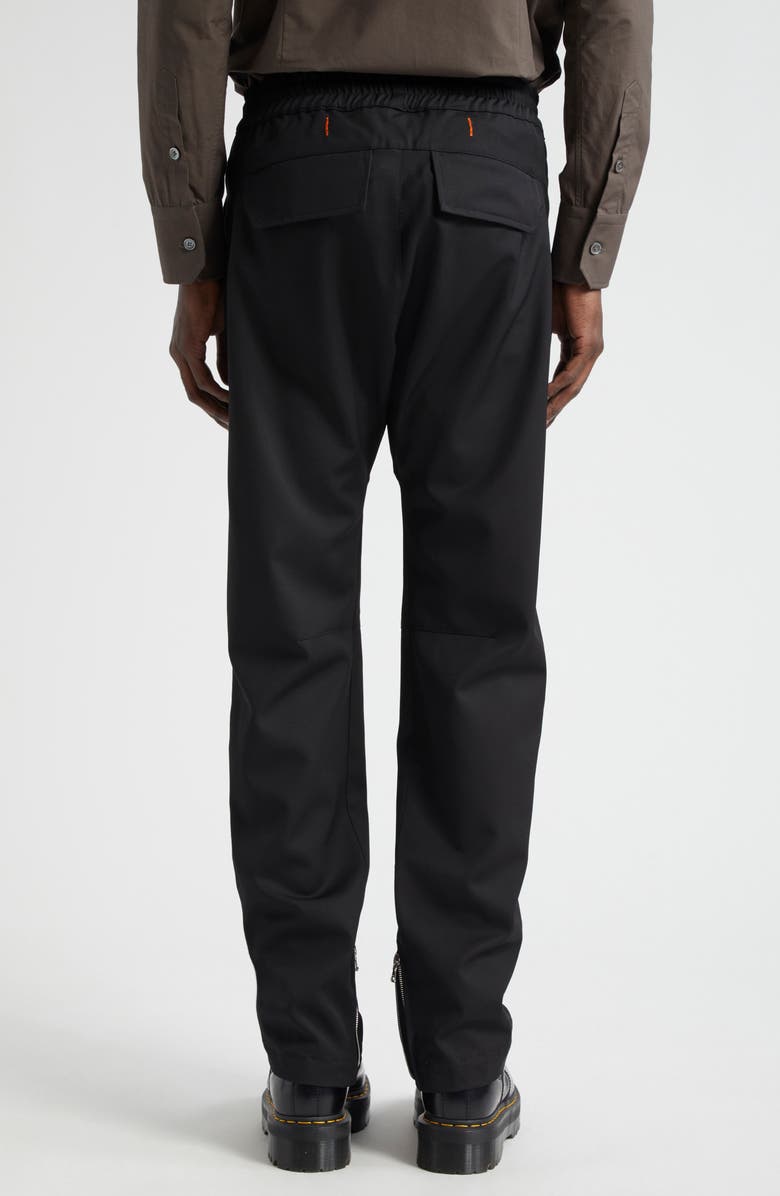 JKEEFER Moto Wool Pants, Alternate, color, Black