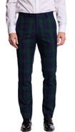 PAISLEY & GRAY Sloane Mid Rise Slim Fit Tuxedo Pants
