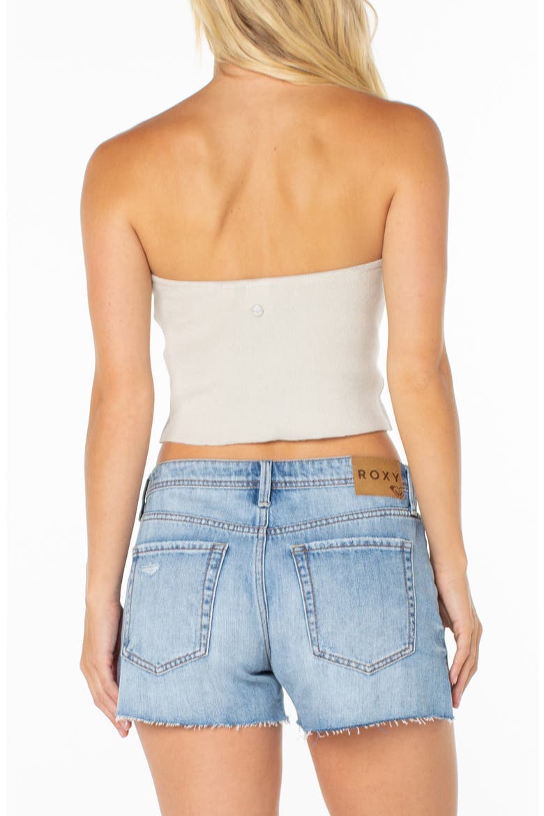 Sunny Sands Floral Tube Top, Alternate, color, CLOUD DANCER