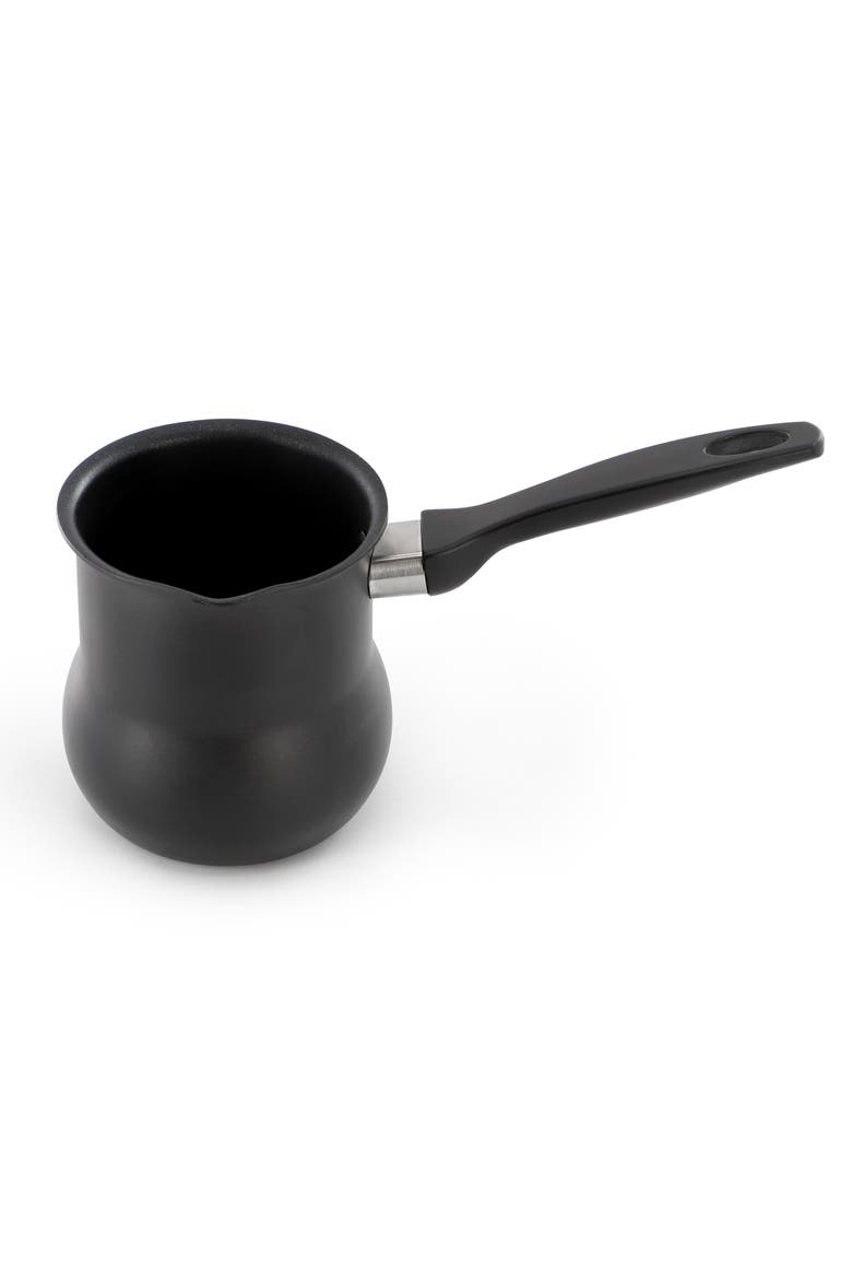 0.45 Quart Aluminum Nonstick Turkish Coffee Warmer in Black with Cool Touch Handle, Alternate, color, Black