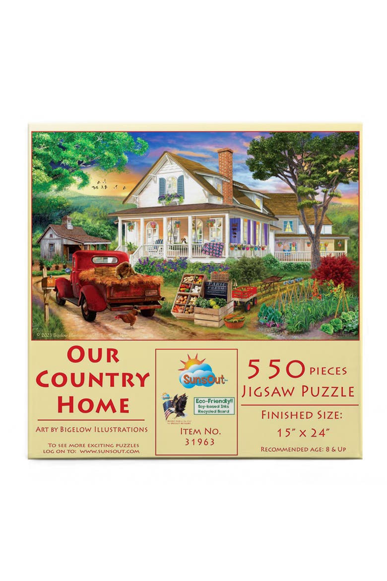 Our Country Home 550 piece Jigsaw Puzzle for Adults, Alternate, color, Multicolor