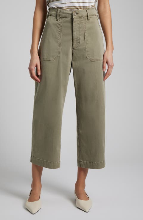 The Ranger Crop Wide Leg Utility Pants