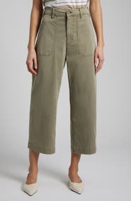 FRAME The Ranger Crop Wide Leg Utility Pants