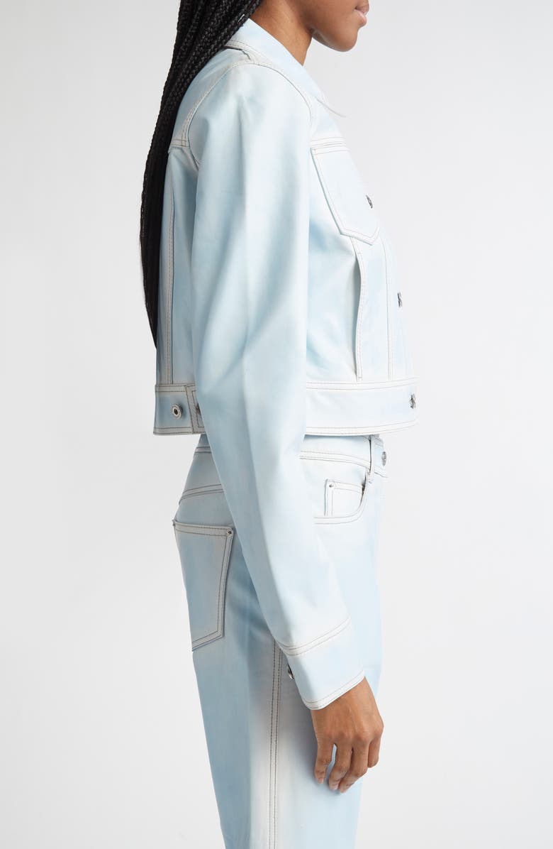 Stand Studio Calliope Leather Trucker Jacket, Alternate, color,