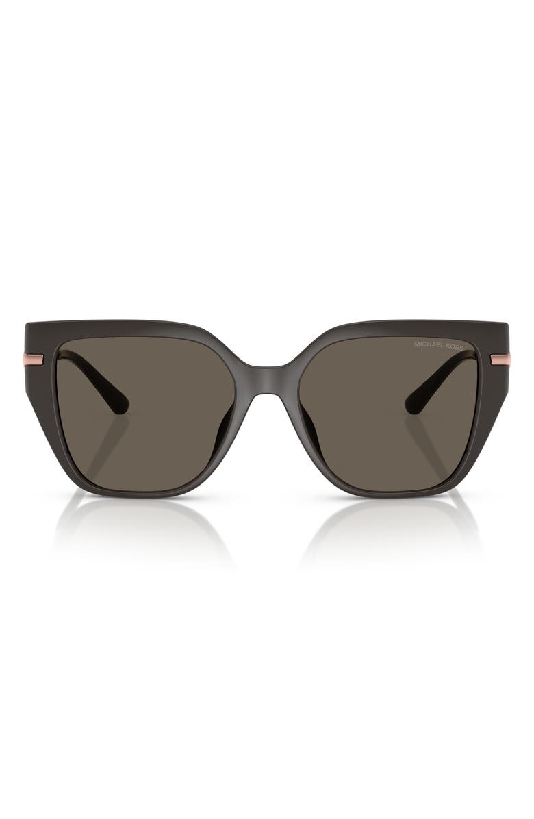 Michael Kors 54mm Square Sunglasses, Main, color, Grey
