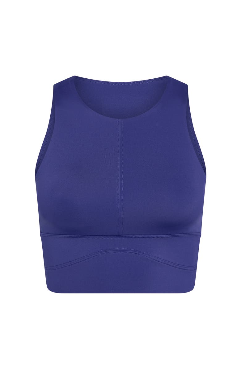 Born Living Yoga Saori Medium Support Performance Sport Top, Alternate, color, Next Blue